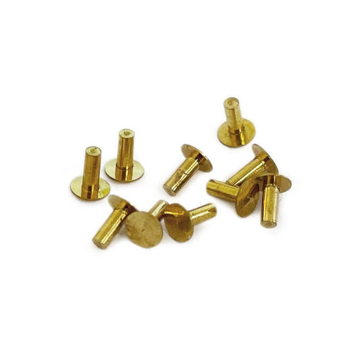 10x Brass Watch Dial Feet (Foot Diameter 0.79mm)
