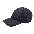 Acid Jag Blue OG hat with jaguar print - side view