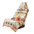 Adobe Echo Car Seat Cover Towel with Snaps - flat lay