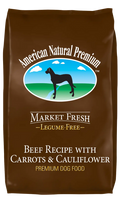American Natural Premium Market Fresh Legume-Free Beef Recipe with Carrots & Cauliflower Premium Dog Food