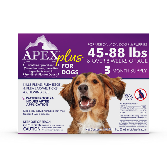 Apex™ Plus for Dogs 45-88 lbs