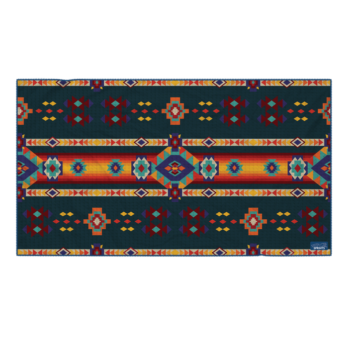 Close-up of the Aztec Mini Towel