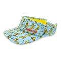 Bananas Visor with banana print - side view