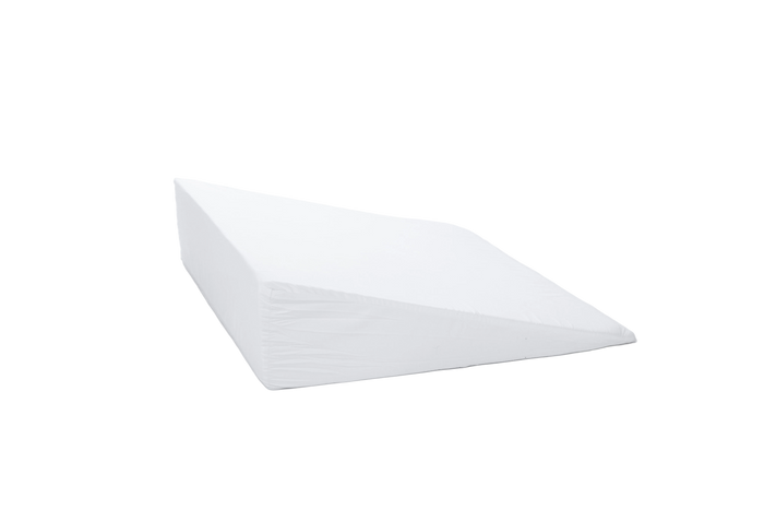 The BBL Add On Set, a white foam wedge pillow with a gradual incline for BBL recovery, is displayed on a plain white background.