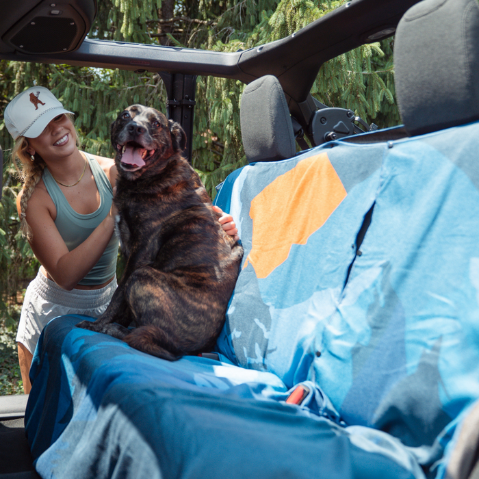 Big Foot's Full Moon Mud Mess Bench Seat Cover Towel - full view