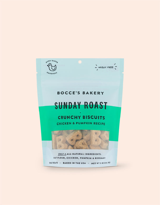 Bocce's Bakery Every Day Sunday Roast Biscuit Dog Treats