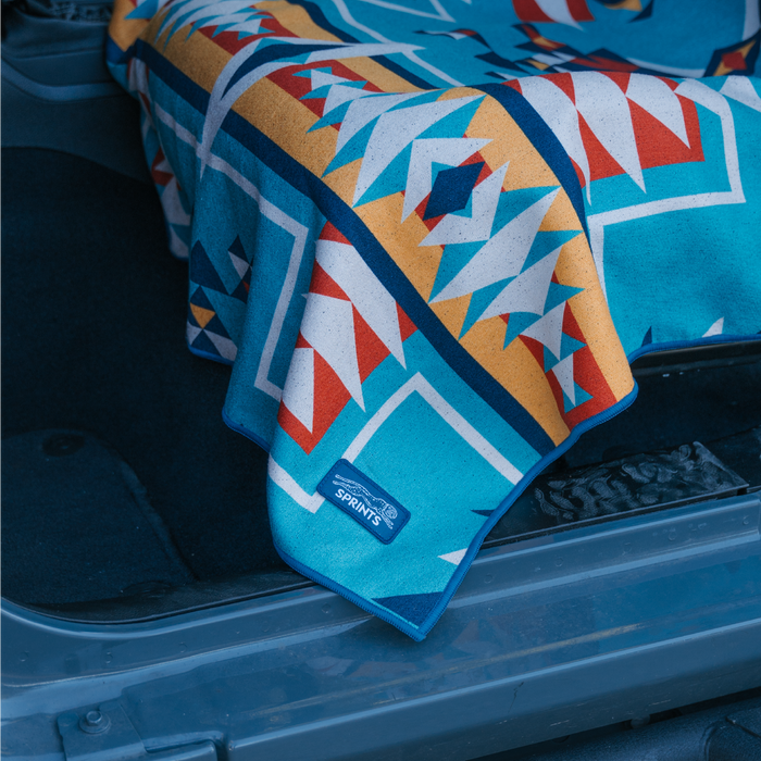 Bohemian Nomad Noises Car Seat Cover Towel w/ Snaps