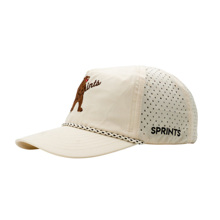 Runner wearing the Broadback EZ Rope Snapback Hat