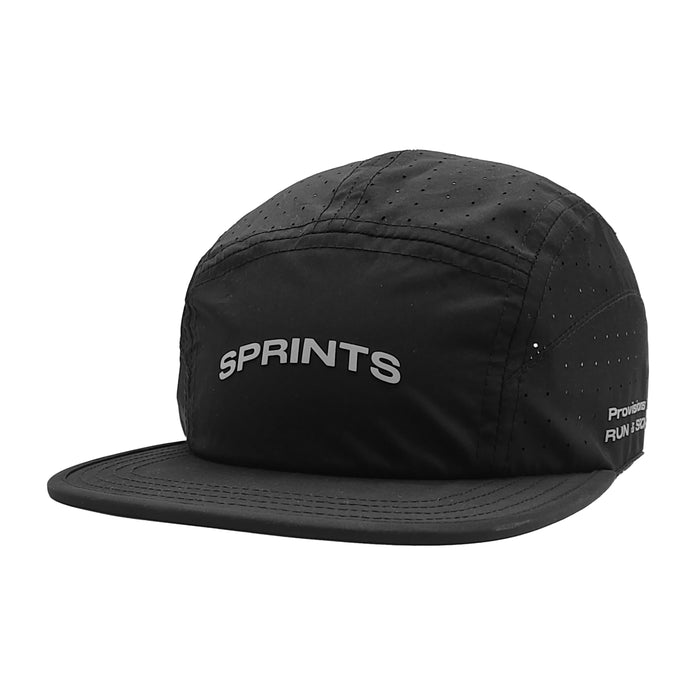 Burnt Out Blaz5 flat brim five-panel running hat - front view