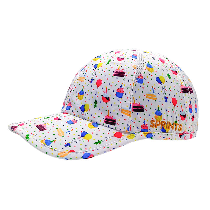 Cake Day OG Hat, cake and cupcake print - side view