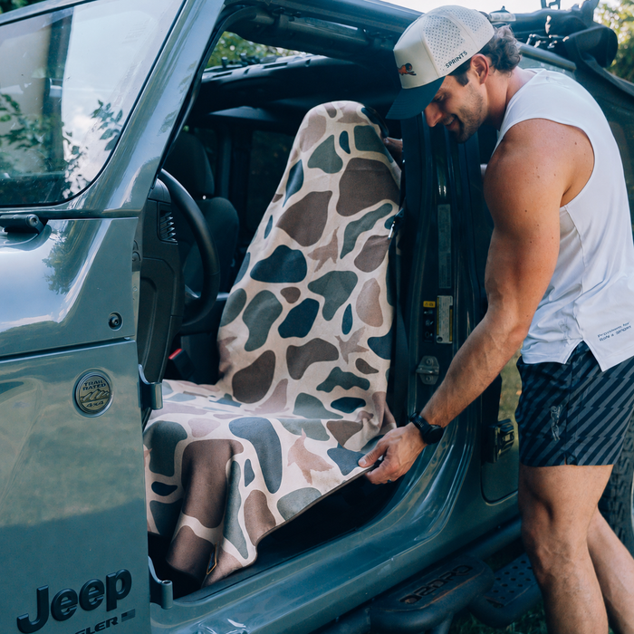 Car Seat Cover Towel - Duck Camo