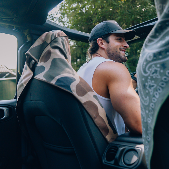 Car Seat Cover Towel - Duck Camo