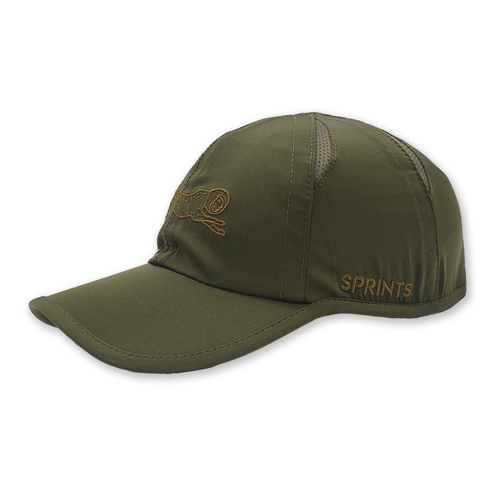 Carbon Moss My Pace OG hat, deep green six-panel design - side view