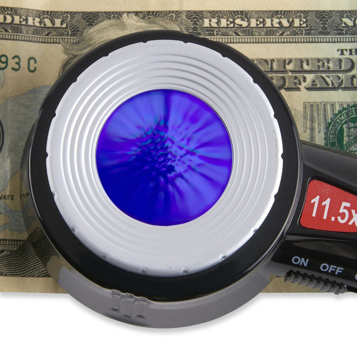Carson 11.5x LED/UV Loupe Magnifier with Reticle