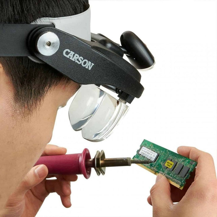 Carson MagniVisor Deluxe LED Head Visor