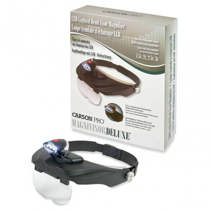 Carson MagniVisor Deluxe LED Head Visor