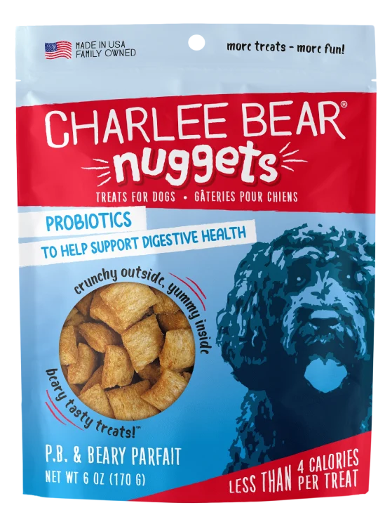 Charlee Bear Nuggets Peanut Butter and Beary Parfait Dog Treats