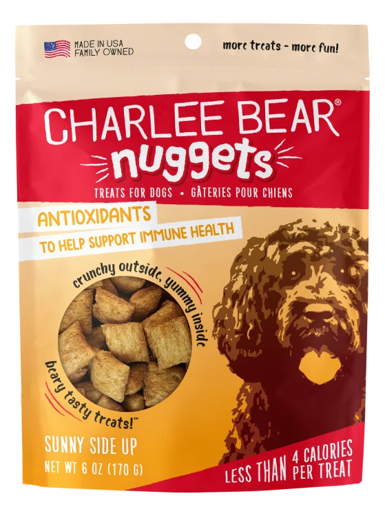 Charlee Bear Nuggets Skin & Coat Sunny Side Up Dog Treats