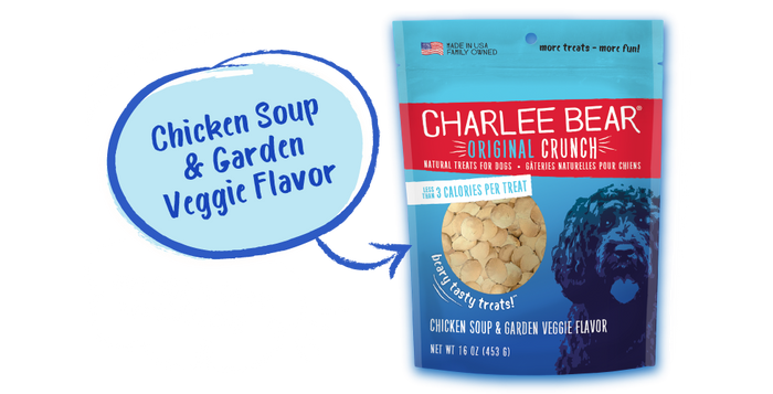 Charlee Bear Original Crunch Chicken Soup & Garden Veggie Flavor
