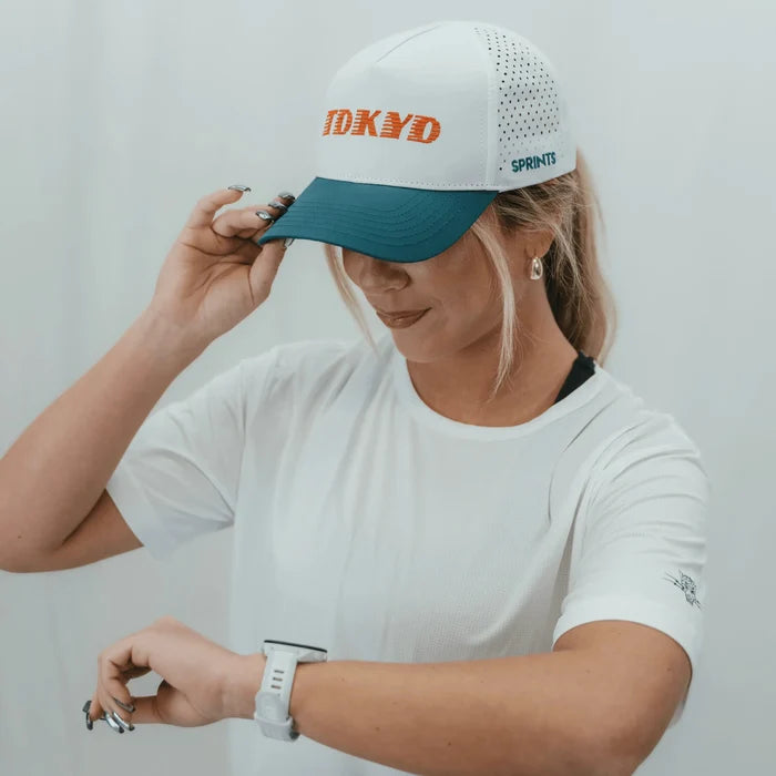 Person wearing the Cherry Blossom Chase - Tokyo Structured VP Hat