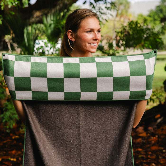 Chess Not Checkers Car Seat Cover Towel w/ Snaps