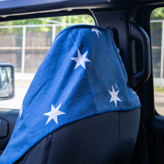 Close-up of the Chicago Four Star Car Seat Cover Towel