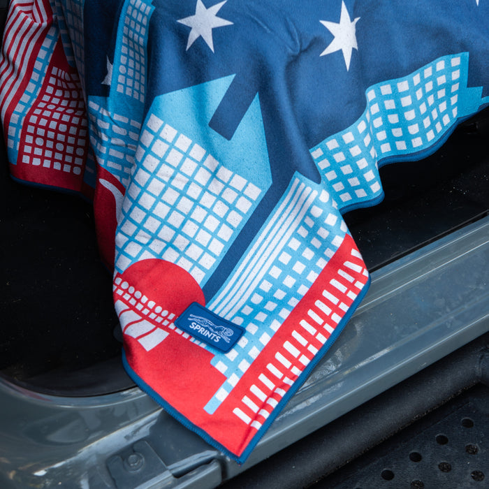 Chicago Four Star Towel Car Seat Cover Towel