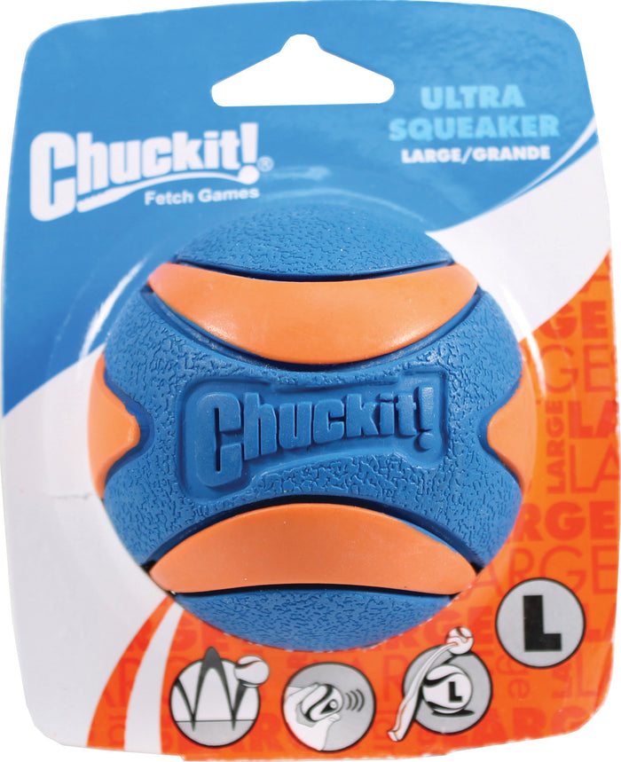CHUCKIT ULTRA SQUEAKER BALL LG
