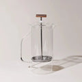 CLEAR GLASS FRENCH  PRESS