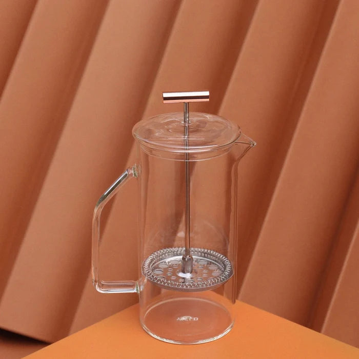 CLEAR GLASS FRENCH  PRESS