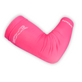 Compression Arm Sleeves in Neon Pink Flash Reflective - product photo