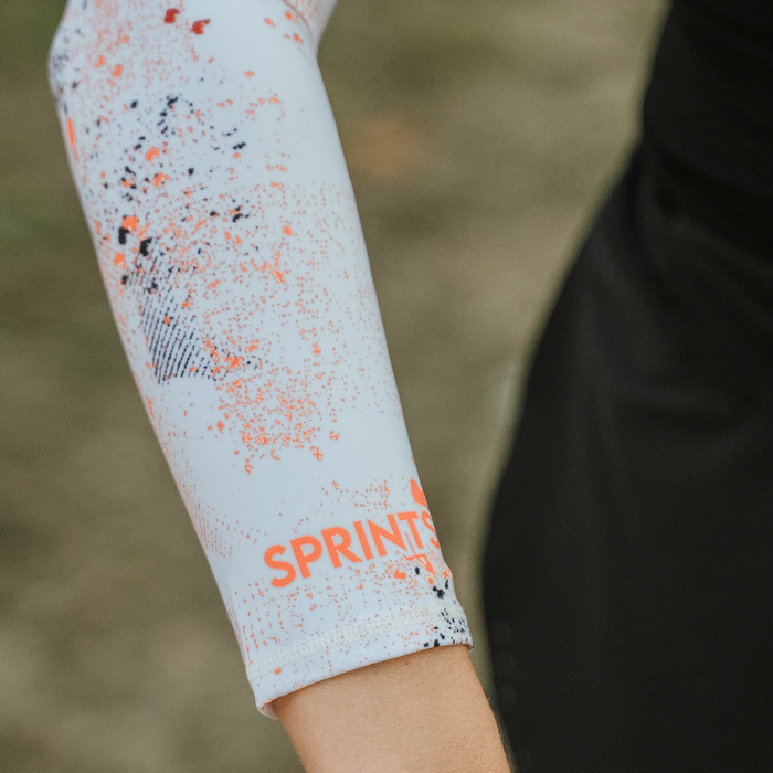 Compression Arm Sleeves - Setting Sun Evaporated Ventilation (Unisex)
