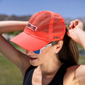 Coral Burst M6SH Hat with full mesh crown, product photo