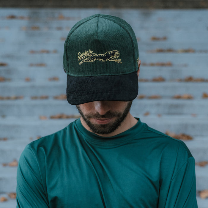 Person wearing the Corduroy Green Label Structured VP Hat