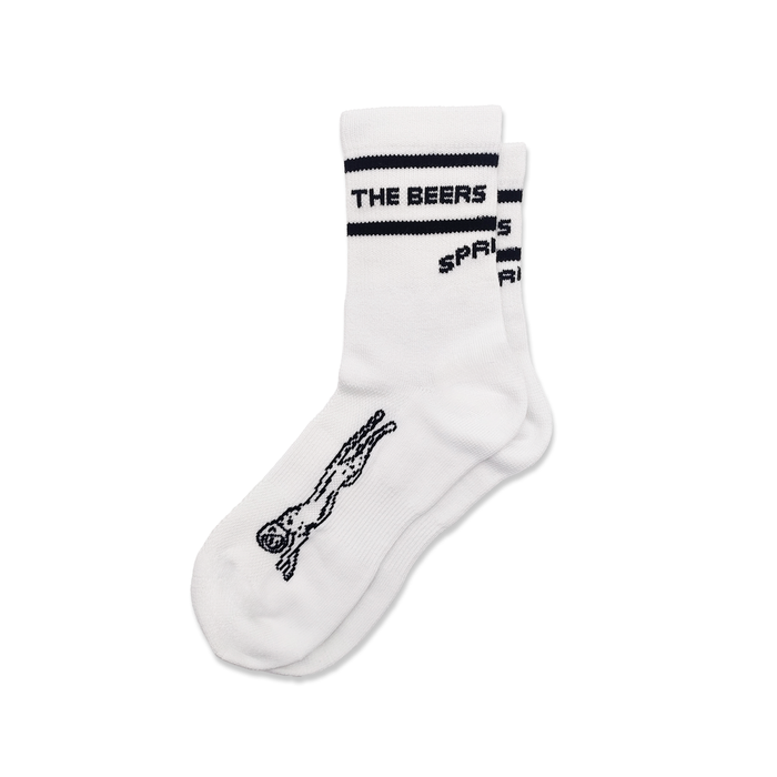 Core Zero Socks in Here for the Beers Run Club print - product photo