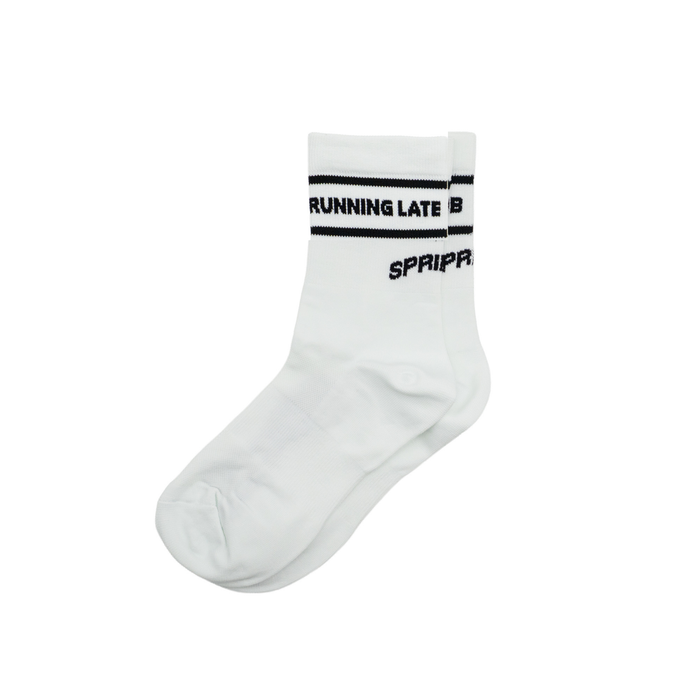 Core Zero Socks in Running Late Run Club print - product photo