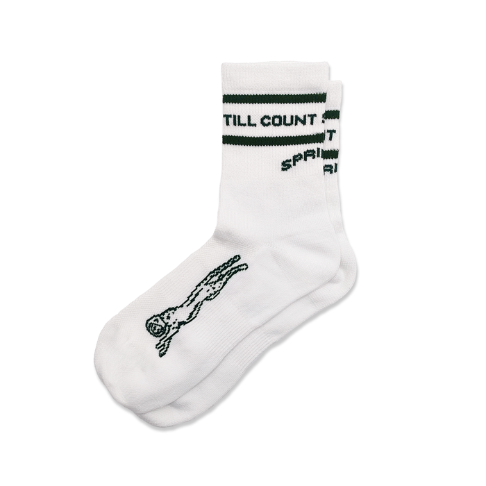 Core Zero Socks in Slow Days Still Count print - product photo