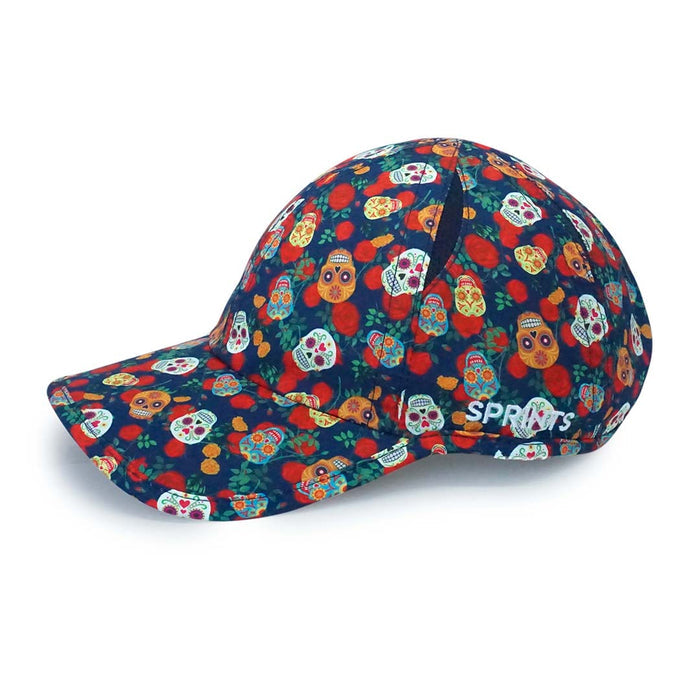 Day of the Dead OG hat with jaguar skull print - side view