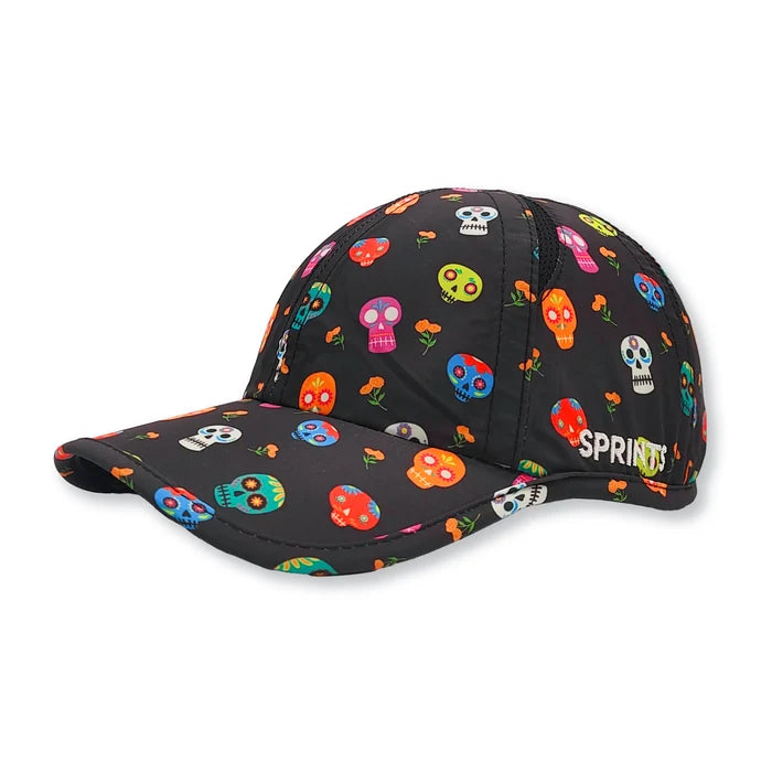Dia De Drip Muerto Mash OG hat, Dia de los Muertos print - side view