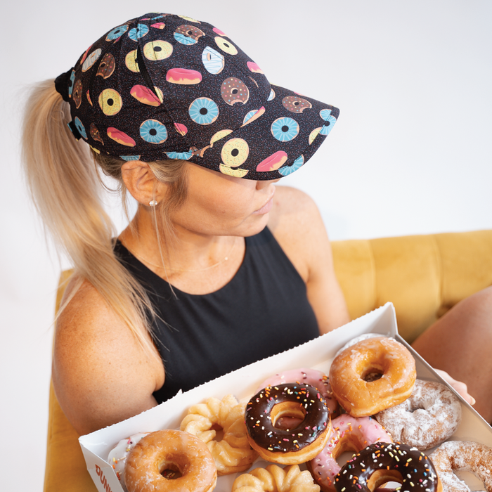 Close-up of the Donuts OG hat
