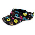 Donuts Visor with donut print, side view