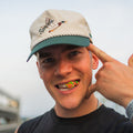 Drake EZ Rope Snapback Hat with mallard duck design, product photo