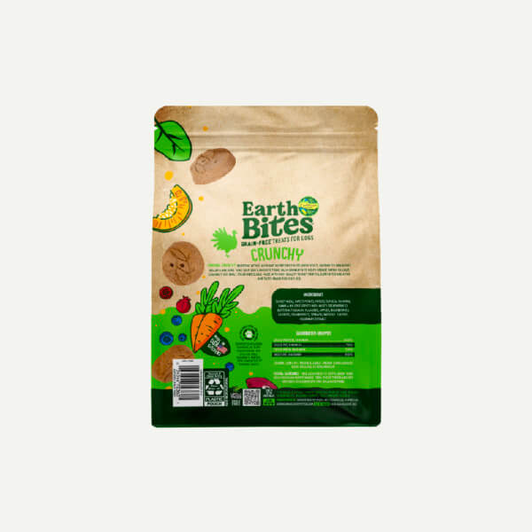 Earthborn Holistic EarthBites Crunchy Turkey Meal Recipe Baked Dog Treats