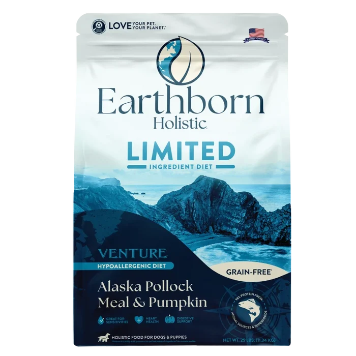 Earthborn Holistic Venture Alaska Pollock Meal & Pumpkin Dry Dog Food