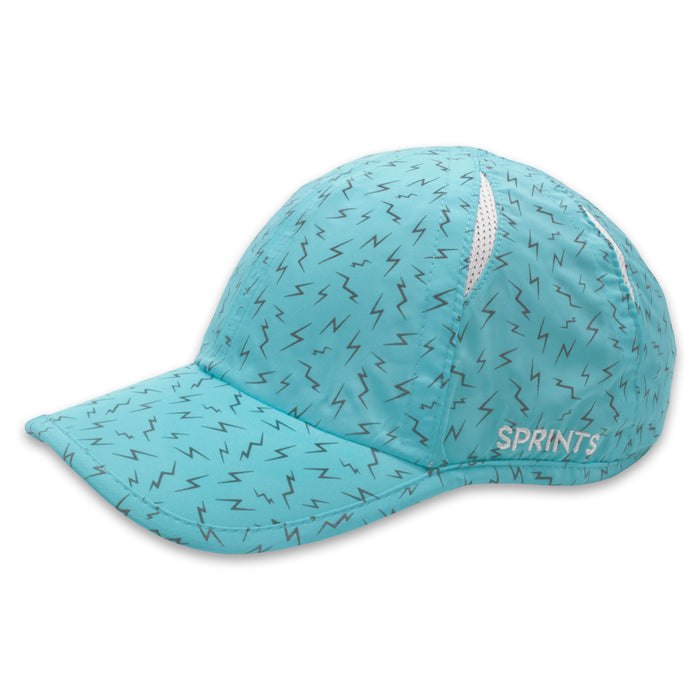 Electric Azure Flash Reflective OG hat with reflective lightning bolts
