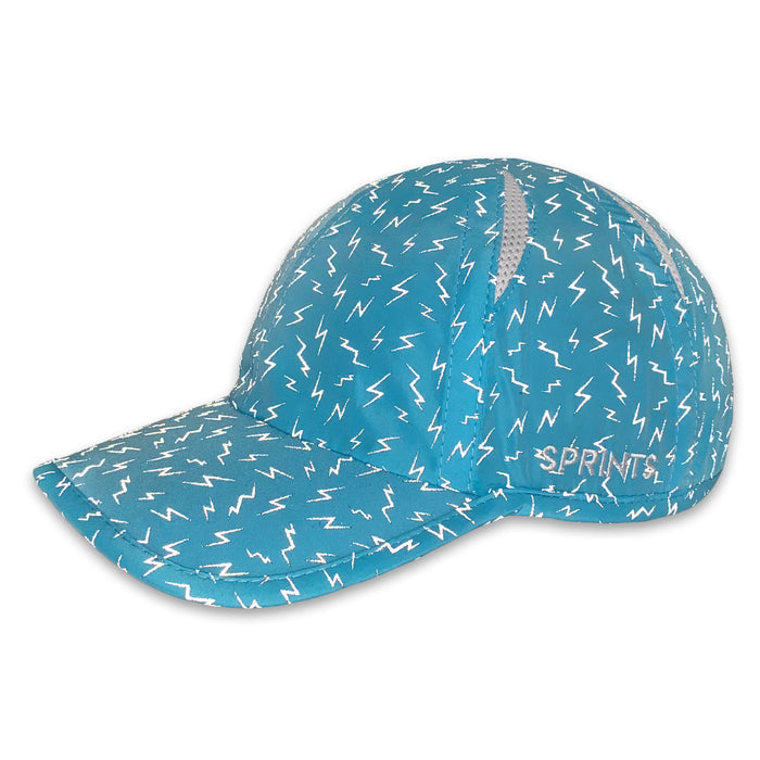 Electric Azure Flash Reflective OG hat - side view