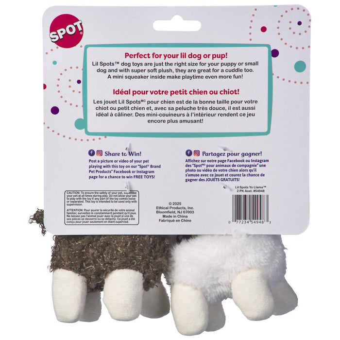 Ethical Lil Spots Yo Lama Dog Toy 5.5″ Assorted