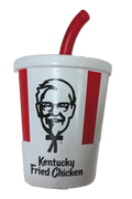 Ethical Pet Spot Kentucky Fried Chicken Vinyl Soda With Straw Dog Toy