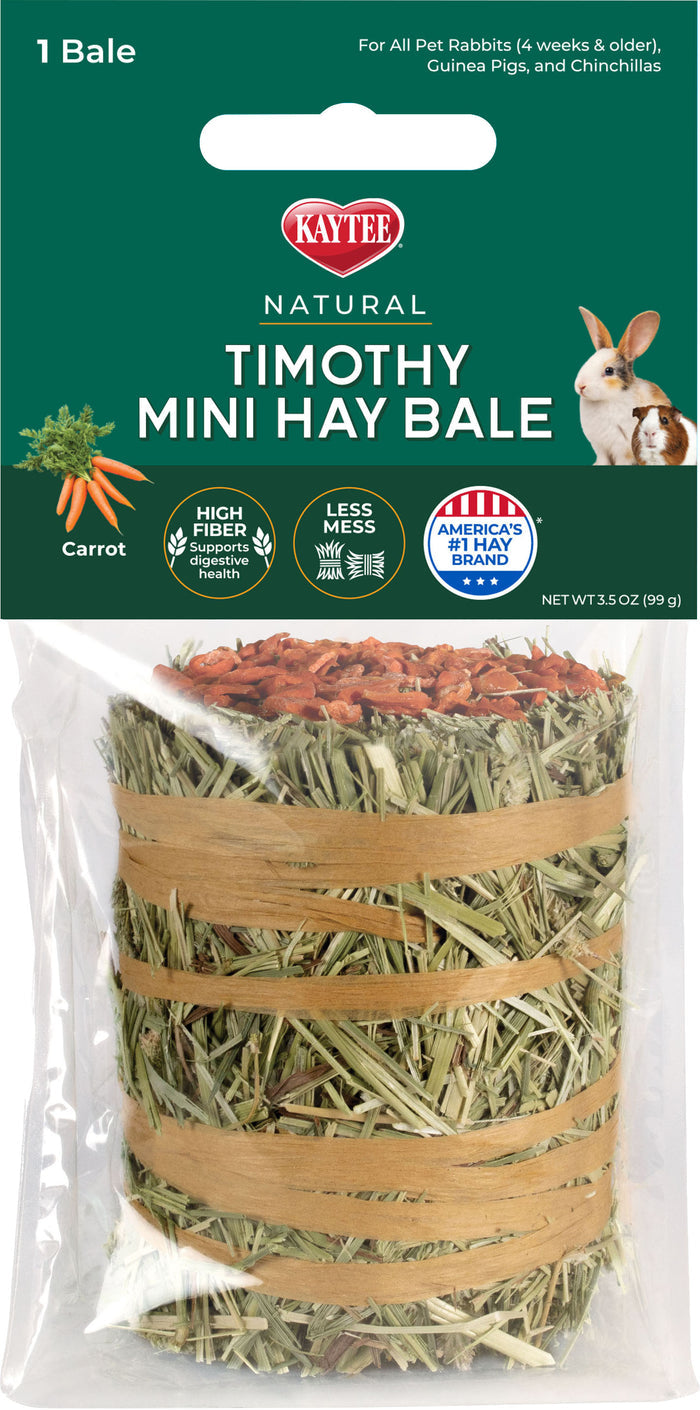KT FIELD+FOREST MINI HAY BALE CARROT 3.5OZ
