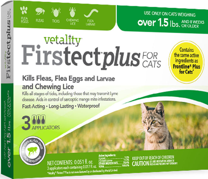 FIRSTECT PLUS CAT OVER 1.5# 3PK